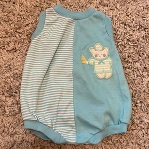 Vintage 80’s? 90’s? Health-tex Sailor Romper, Size 6-9 Months